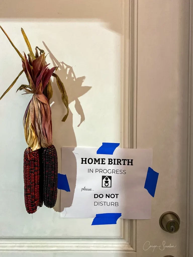 boston home birth home door