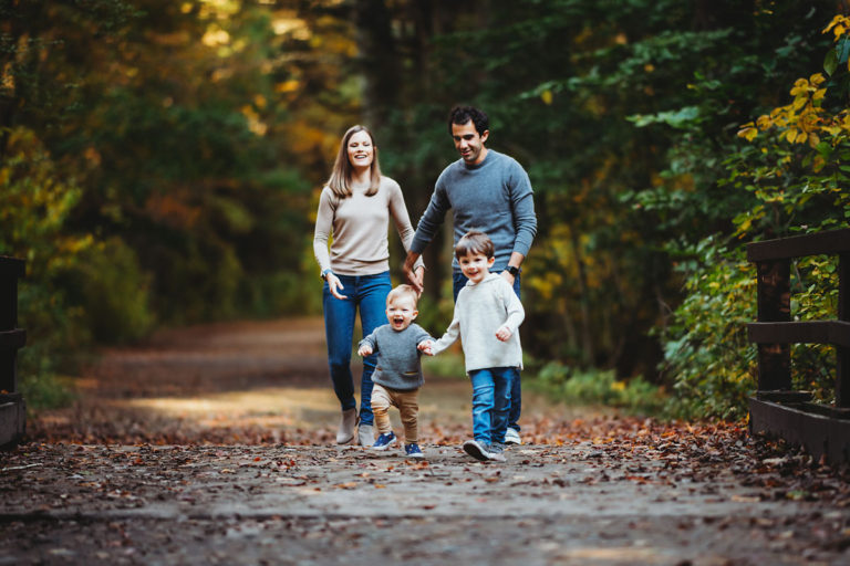 Fall in the Forest | Fall Family Photoshoot