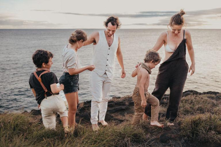 South Point, Hawaii Family Sunset Session