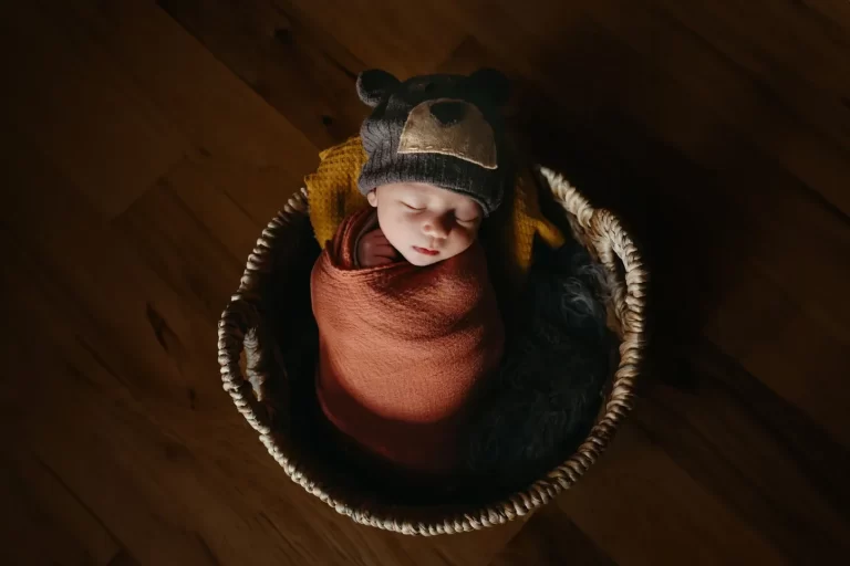 Newborn Session in a mountain cabin in Georgia