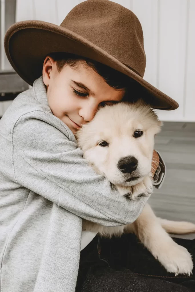 Fall Family photos with horses & dogs in MA