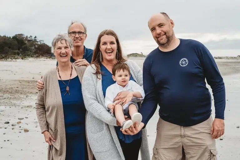 Beachside Memories:  A family photoshoot in Plymouth, MA