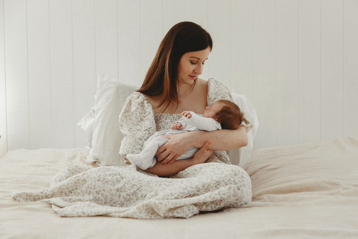 A Soft, Simple Start: Boston In-Home Newborn Photography with Baby Kaden