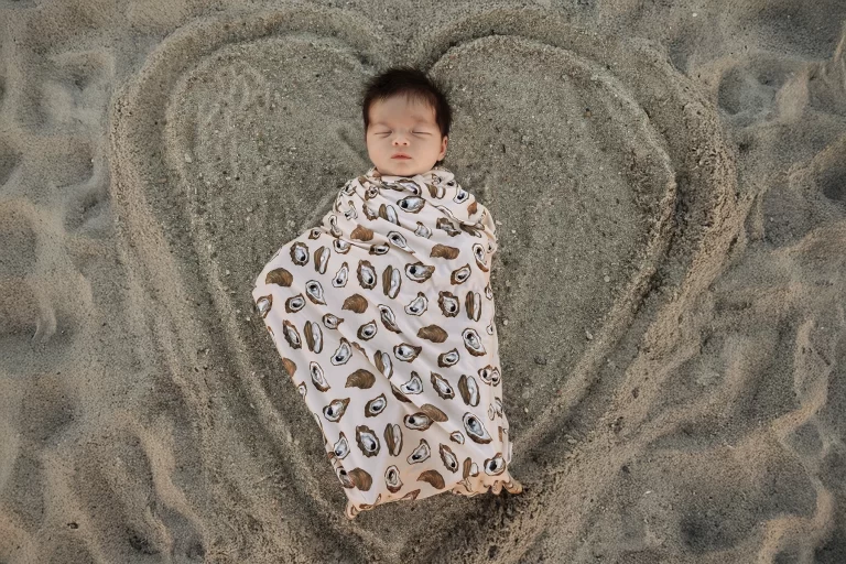 Brewster MA Newborn Beach Session | Brianna, Tyler & Baby Graham