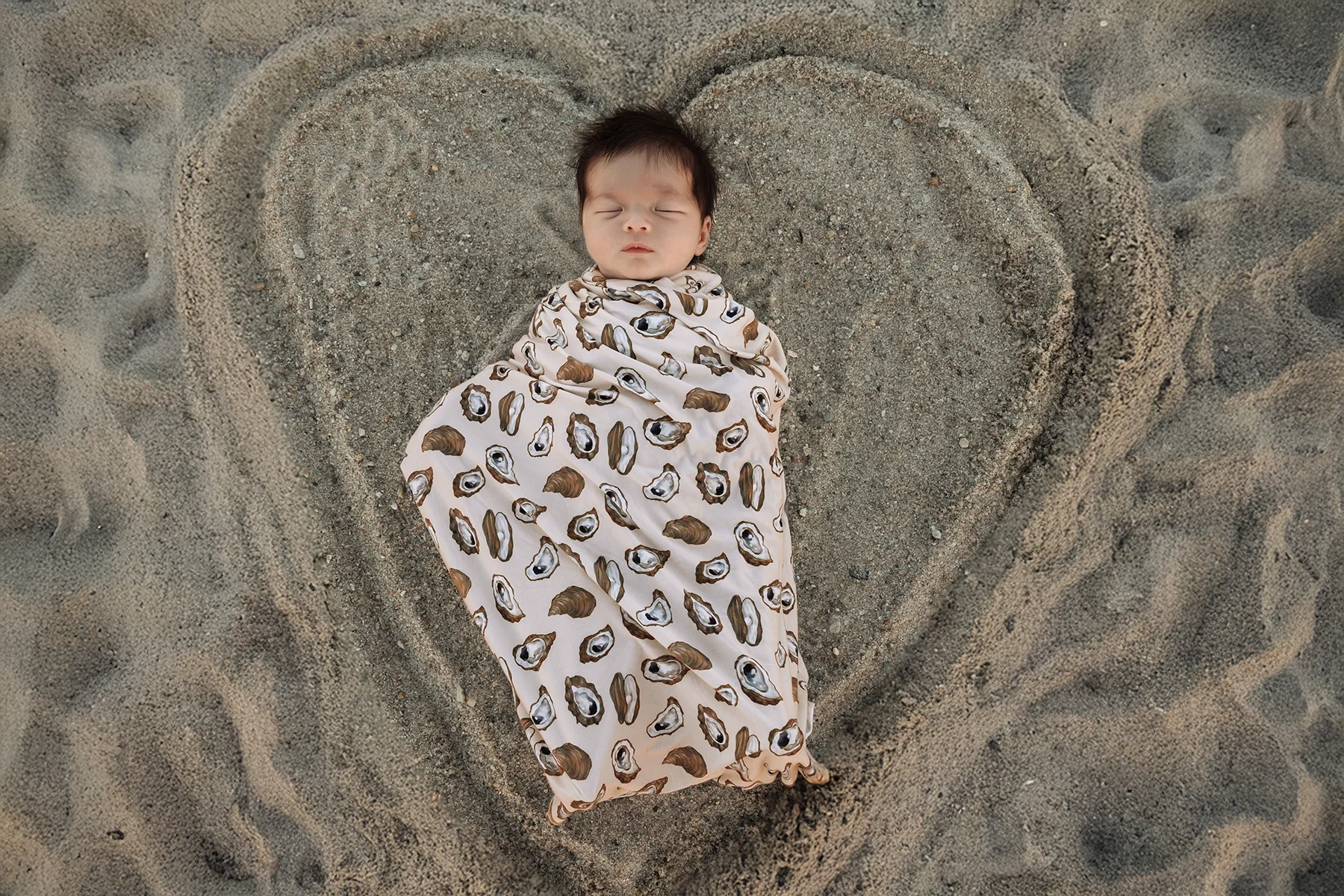 Brewster MA Newborn Beach Session | Brianna, Tyler & Baby Graham