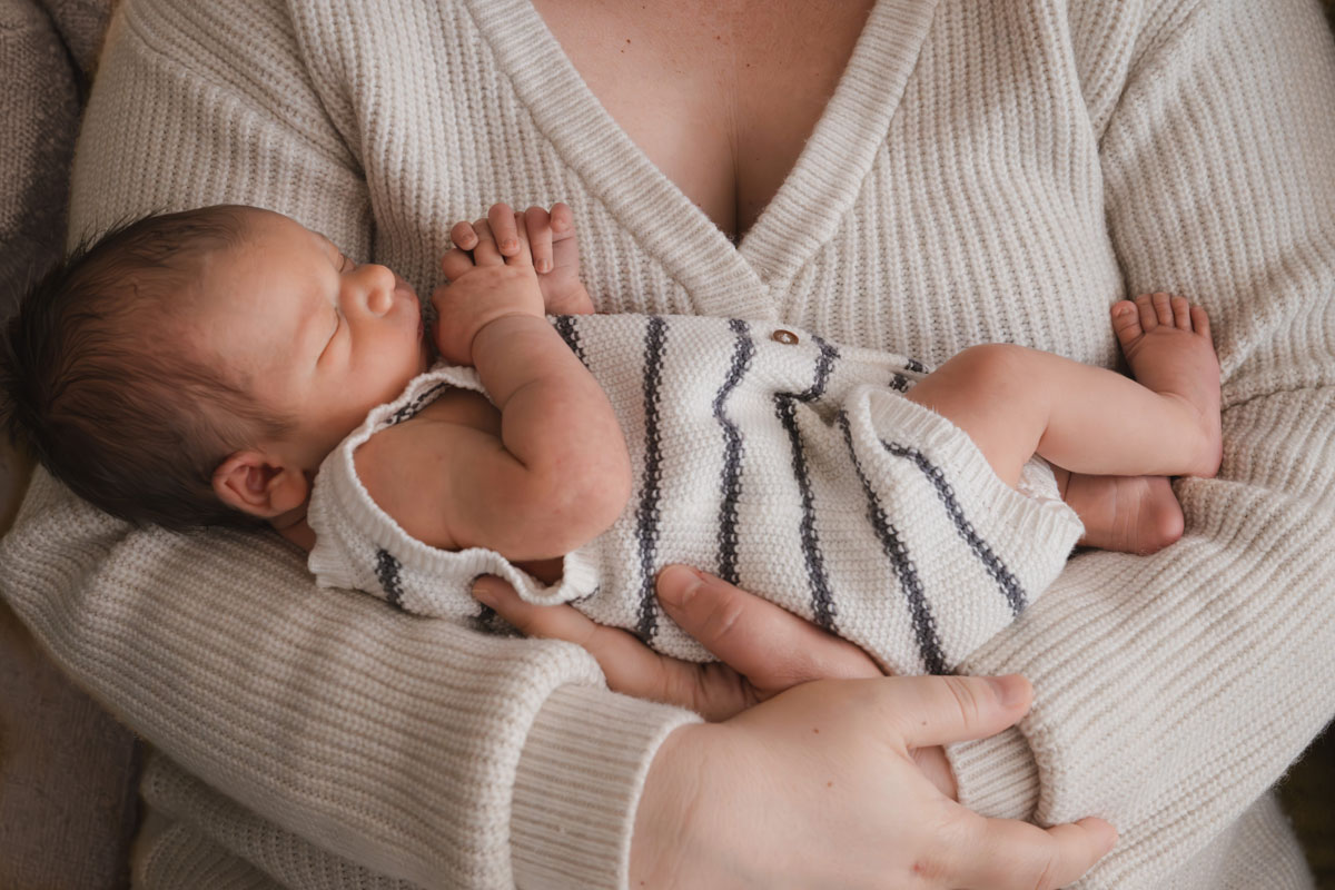 Boston newborn photographer in-home lifestyle session
