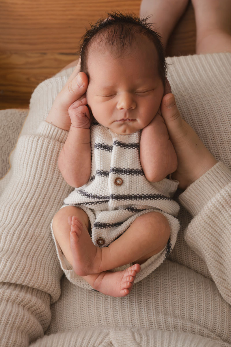 in-home newborn session Boston lifestyle photography with baby Calvin